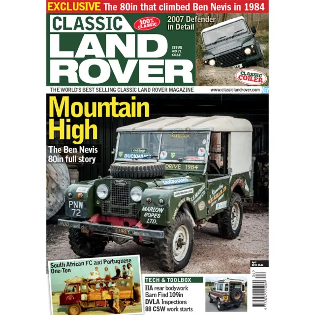 Classic Land Rover tidning april 2019 lösnummer veteranbil