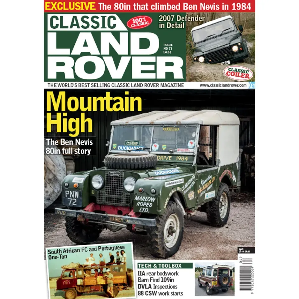Classic Land Rover tidning april 2019 lösnummer veteranbil