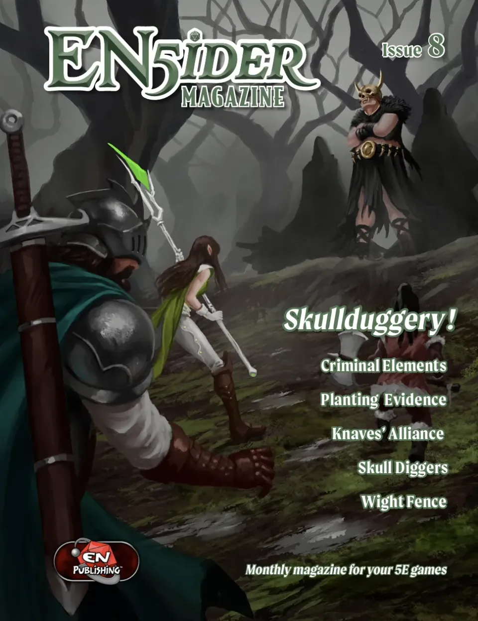 EN Publishing EN5ider Magazine 8 Skullduggery rollspel PDF