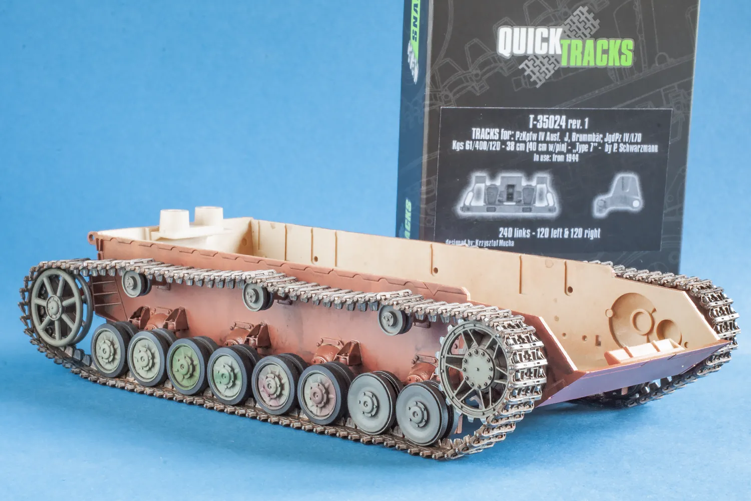 ROSSAGRAPH QuickTracks T-35024 larvband Panzer IV 1:35