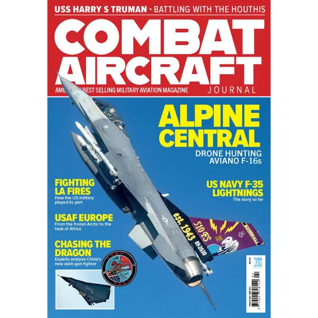 Combat Aircraft Journal april 2025 tidning flyghistoria