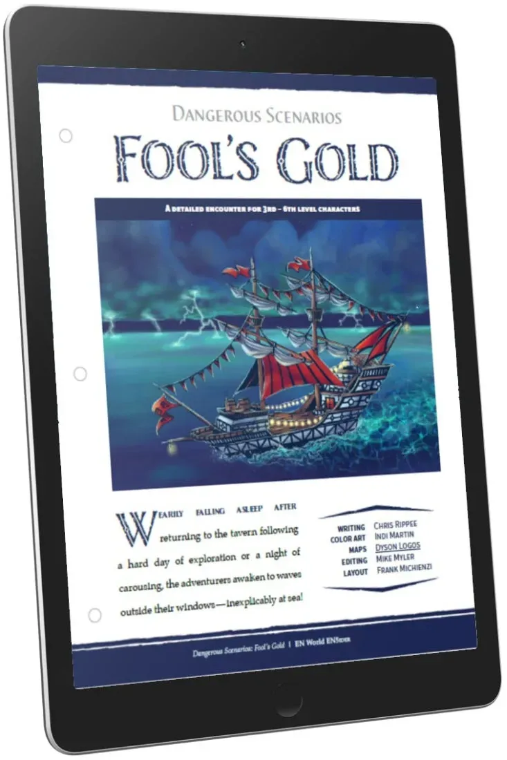 EN Publishing Dangerous Scenarios Fool's Gold äventyr PDF nivå 3-6