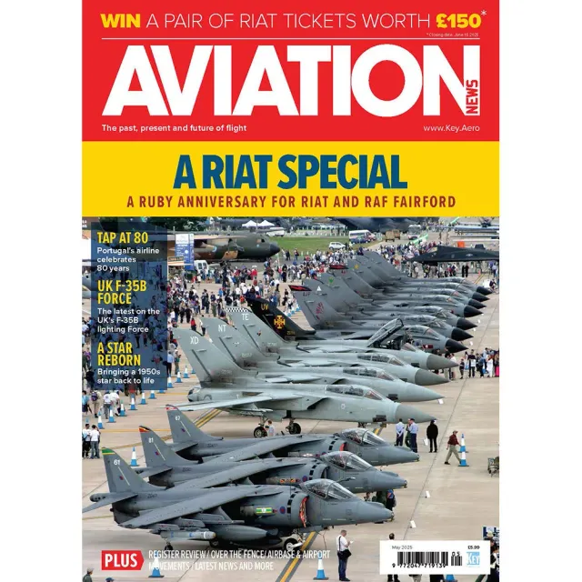 Aviation News Maj 2025 tidning RIAT special