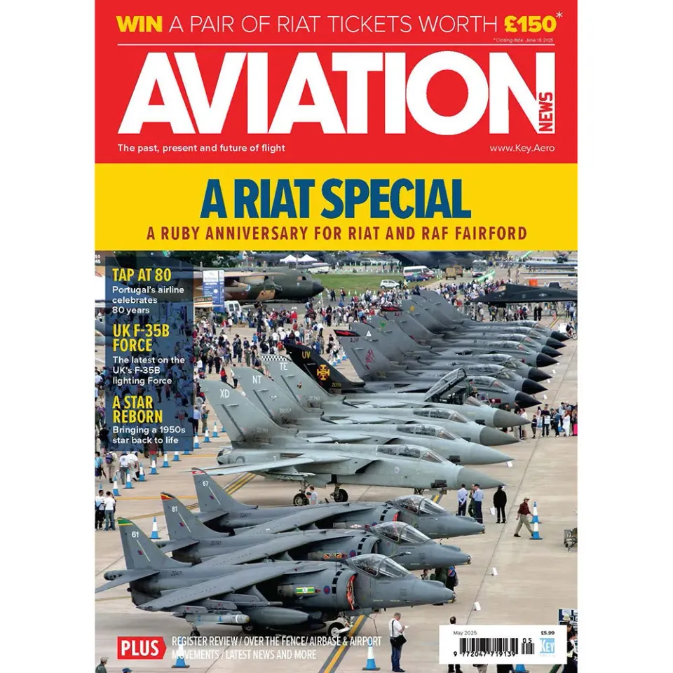 Aviation News Maj 2025 tidning RIAT special