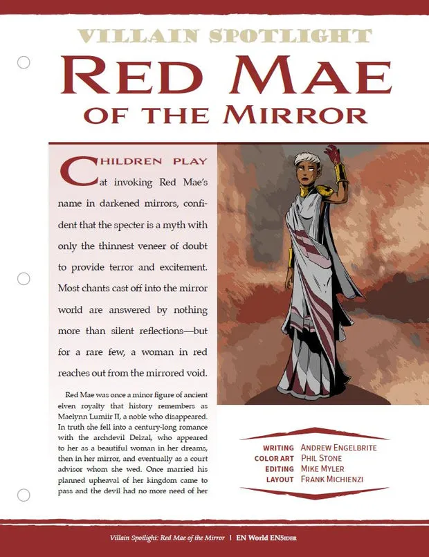 EN Publishing Villain Spotlight Red Mae of the Mirror skurk pdf