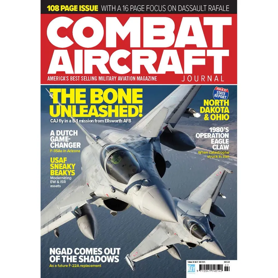 Combat Aircraft Journal juli 2023 tidning B-1 Rafale