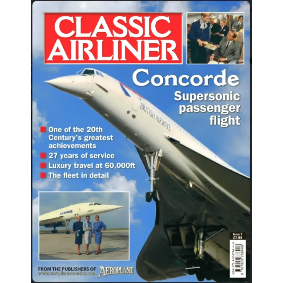 Aviation Archive Classic Airliner Concorde tidning 100 sidor