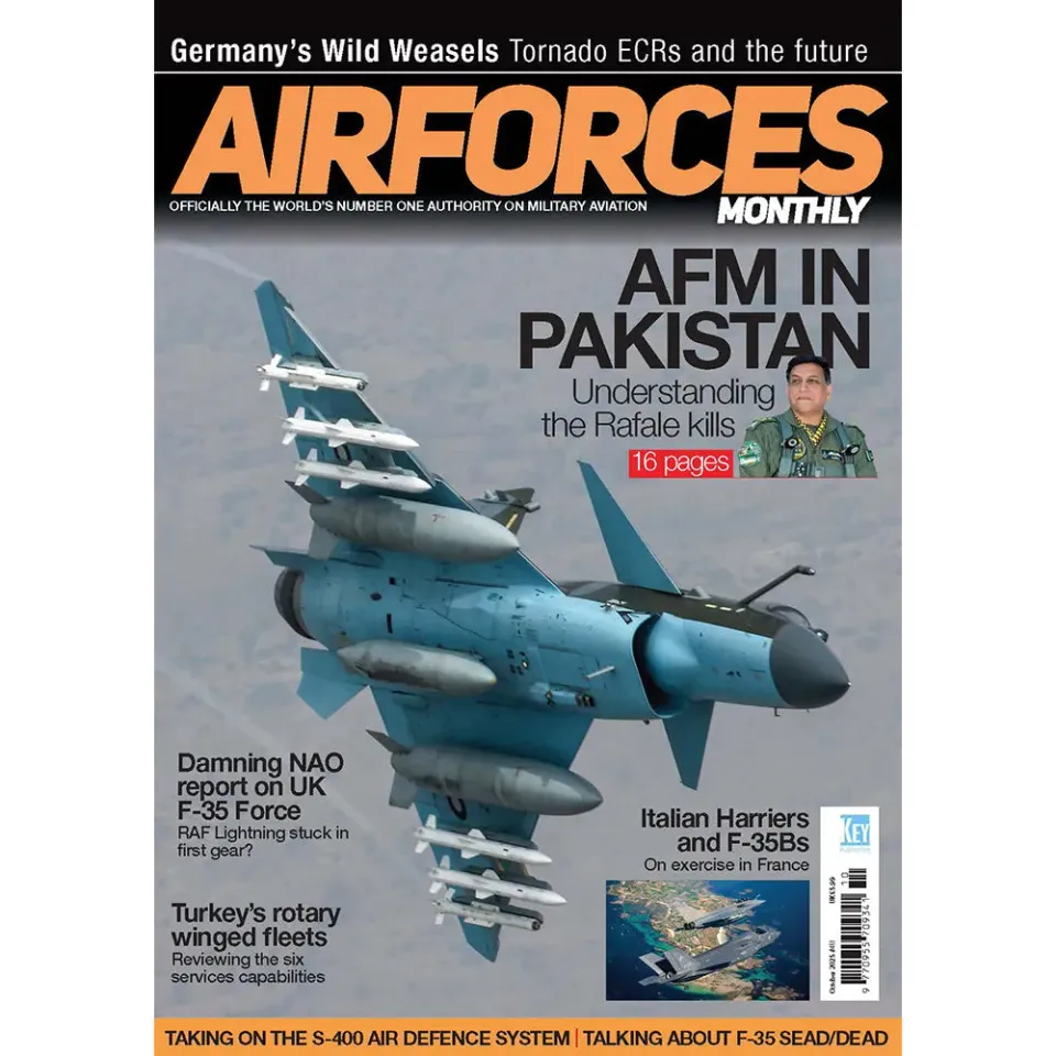 AirForces Monthly okt 2025 tidning F-35 Rafale