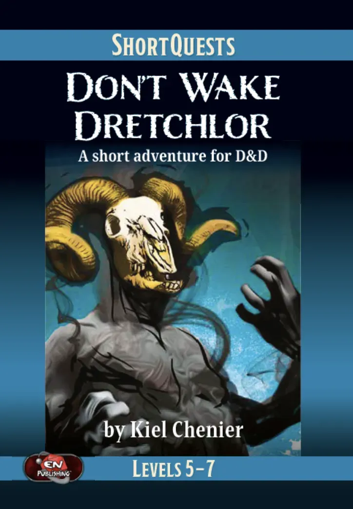 EN Publishing ShortQuests Don't Wake Dretchlor äventyr PDF nivå 5-7