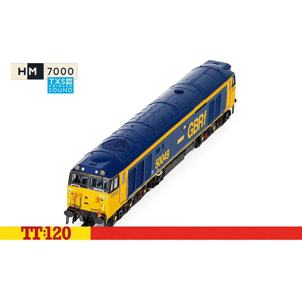Hornby TT:120 Class 50 50049 modellok ljud GBRf