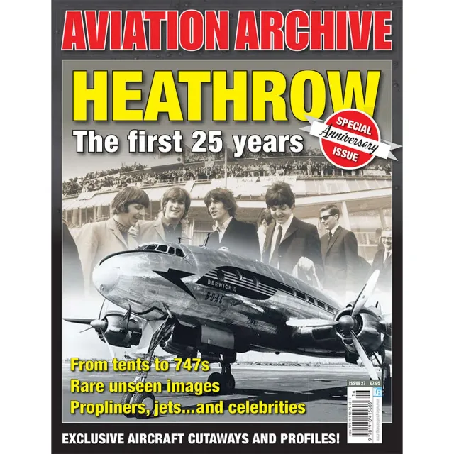 Aviation Archive Heathrow The First 25 Years tidning specialutgåva