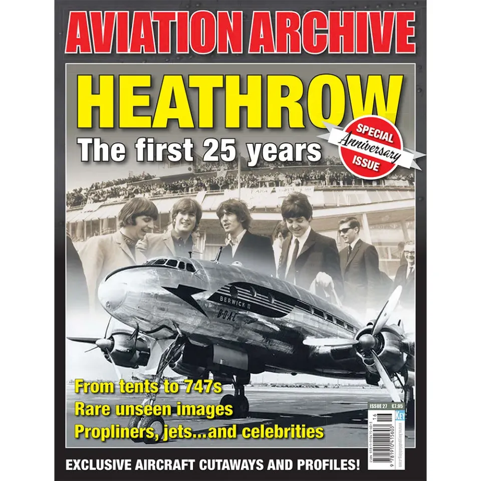 Aviation Archive Heathrow The First 25 Years tidning specialutgåva