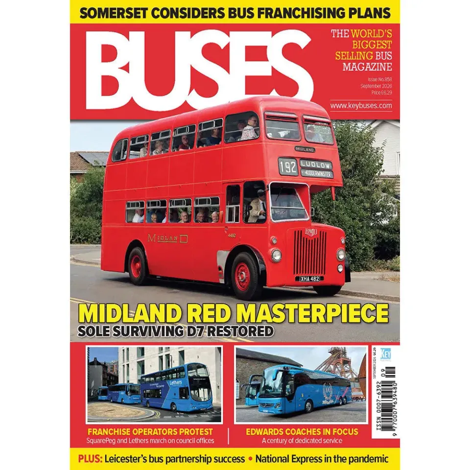 Buses September 2026 tidning bussar Midland Red