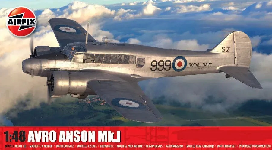 Airfix Avro Anson Mk.I modellbyggsats 1:48 mellan