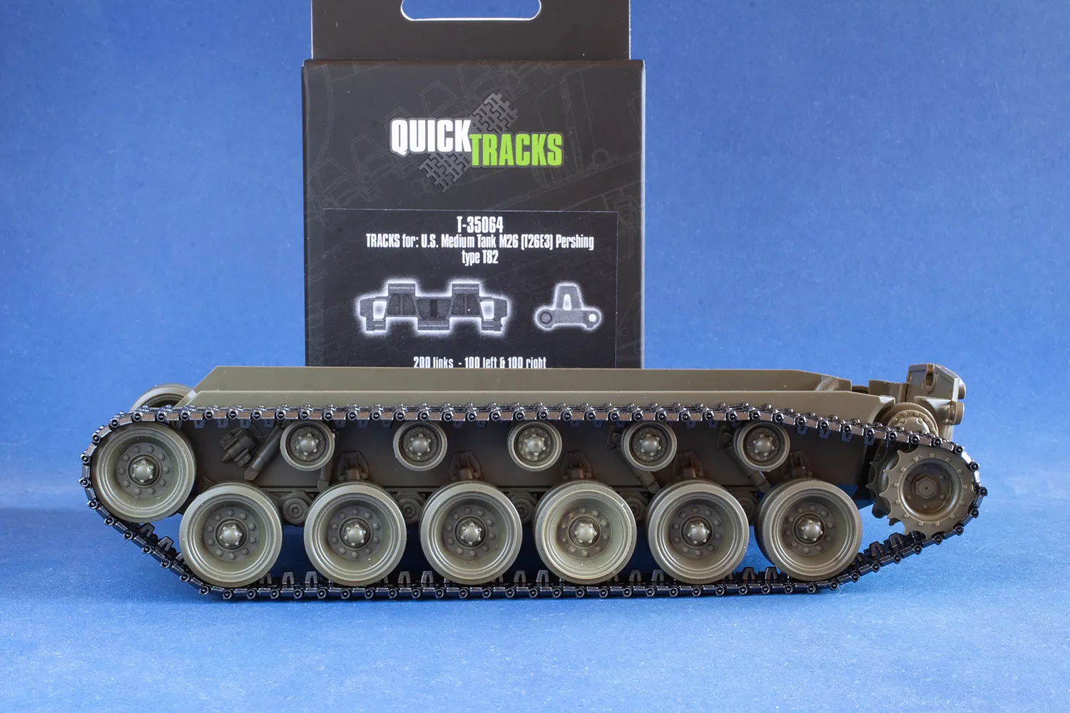 Rossagraph QuickTracks T-35064 bandset Pershing T82 1:35