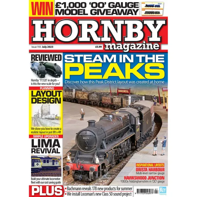 Hornby Magazine juli 2023 tidning back issue