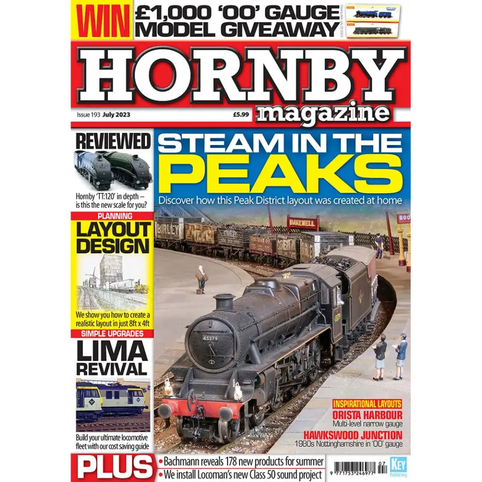 Hornby Magazine juli 2023 tidning back issue