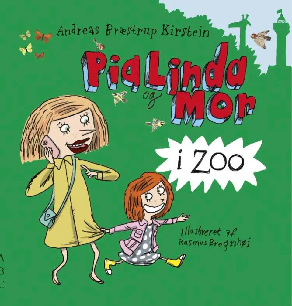 ABC Forlag Pia Linda og mor i zoo barnbok bilderbok