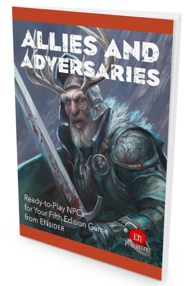EN Publishing Allies & Adversaries rollspelsbok softcover NPC-samling