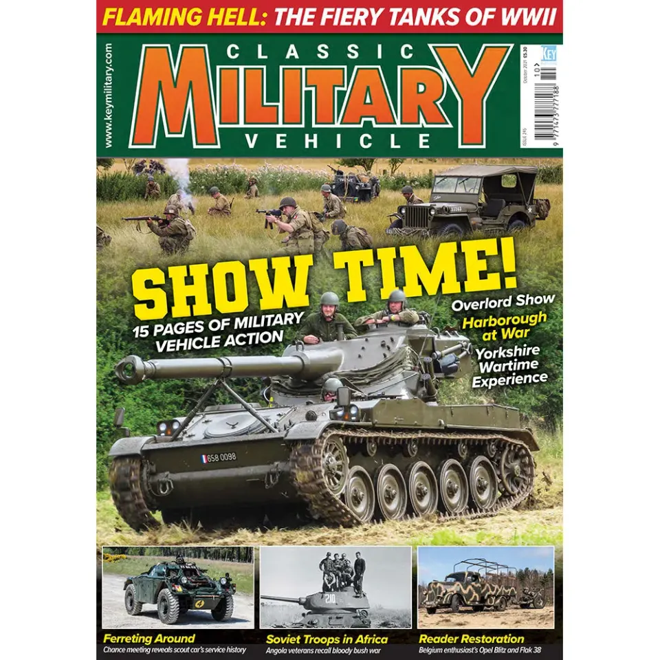 Classic Military Vehicle tidning oktober 2021 lösnummer stridsfordon