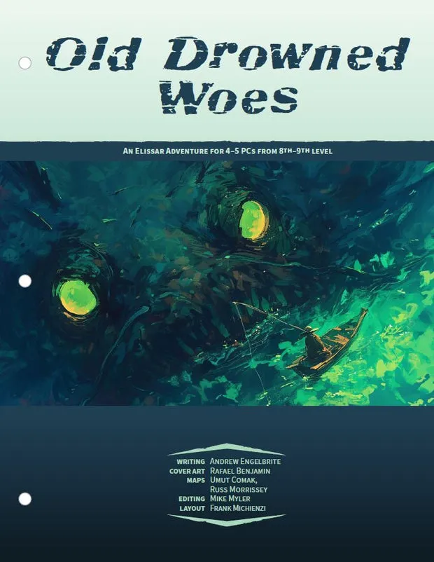 EN Publishing Old Drowned Woes äventyr PDF nivå 8-9 D&D 5e
