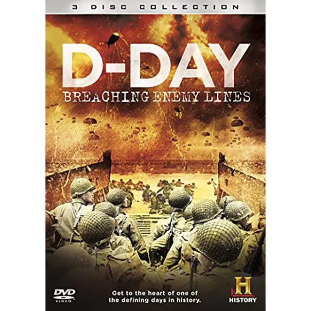 History D-Day Breaching Enemy Lines DVD-box 3 skivor