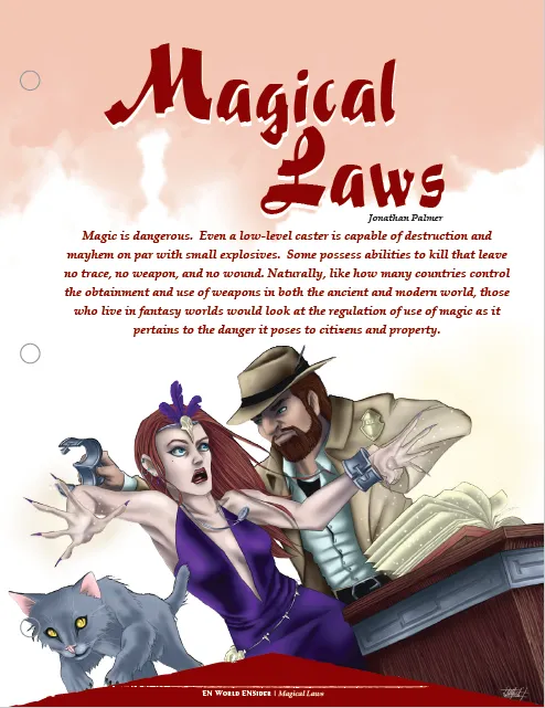EN Publishing Magical Laws magiregler PDF D&D 5e