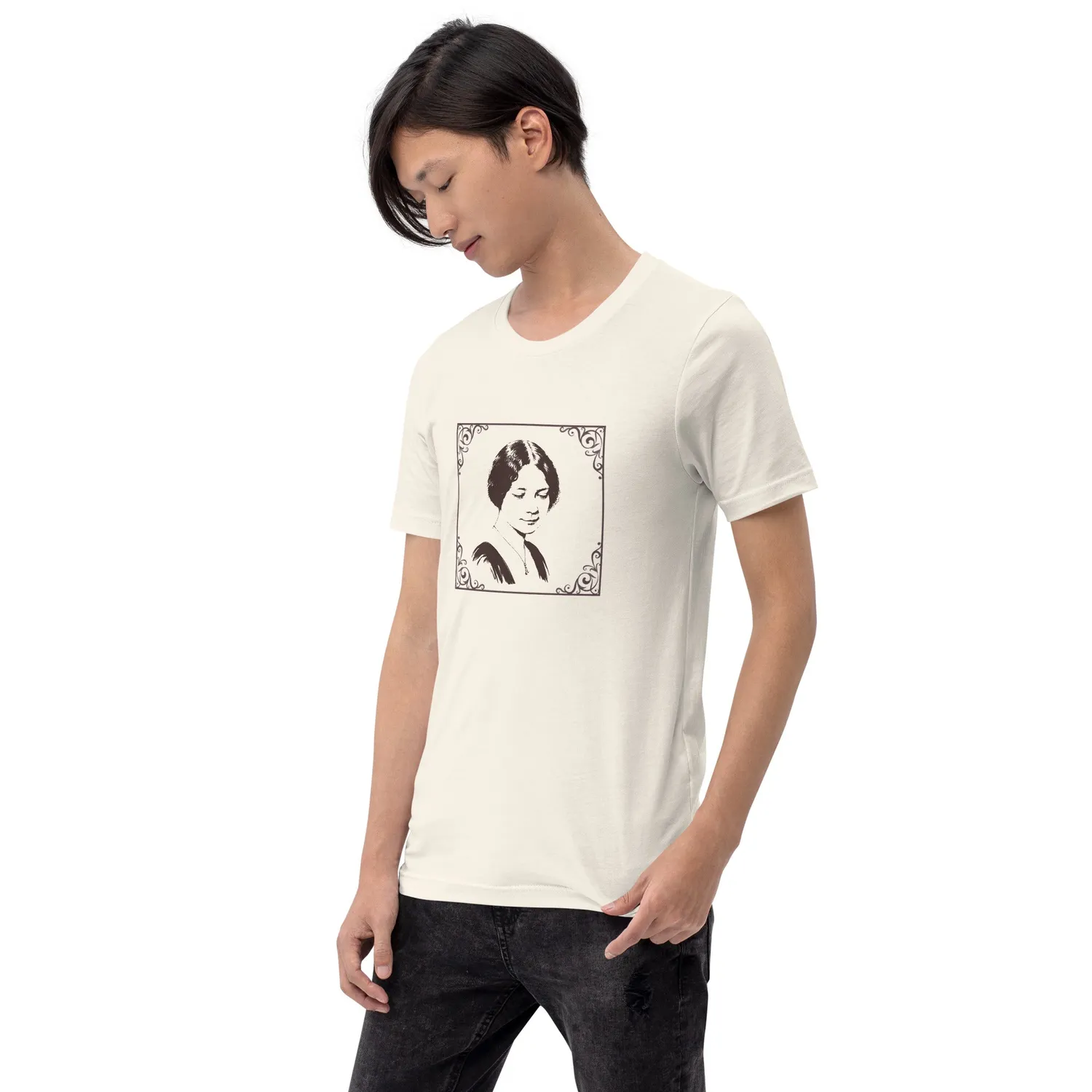 Deckarbokhandeln Dorothy Sayers T-shirt unisex bomull
