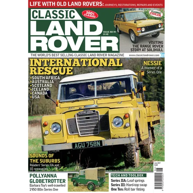 Classic Land Rover tidning juni 2017 lösnummer veteranbilar