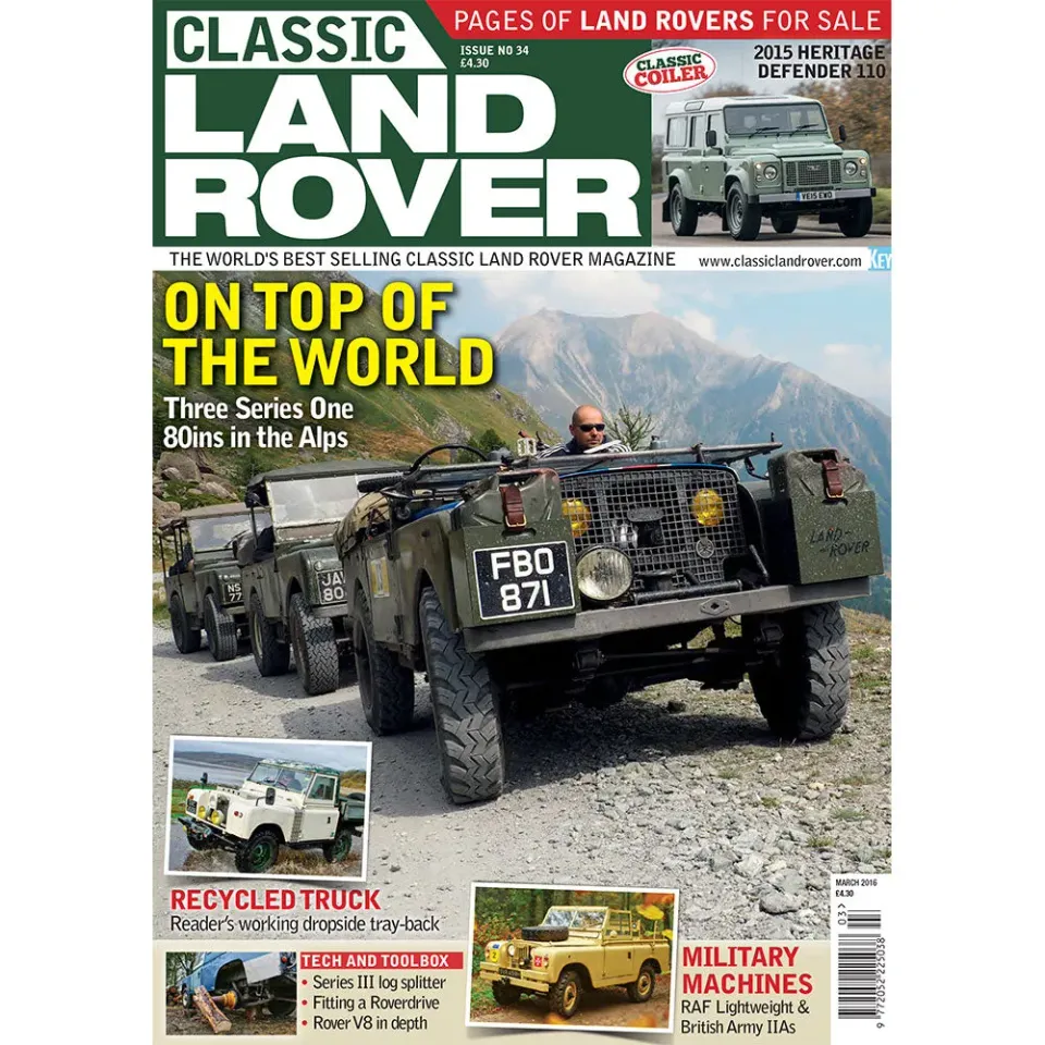 Classic Land Rover mars 2016 tidning Series One