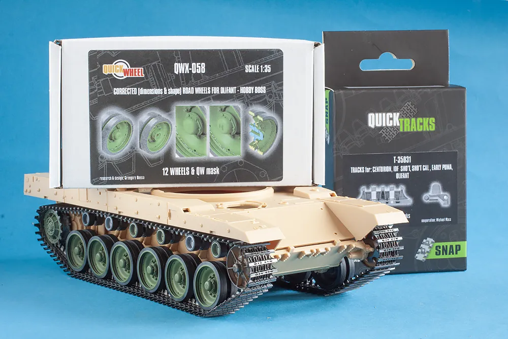 Rossagraph QuickTracks T-35031 larvband 1:35 Centurion 220 delar