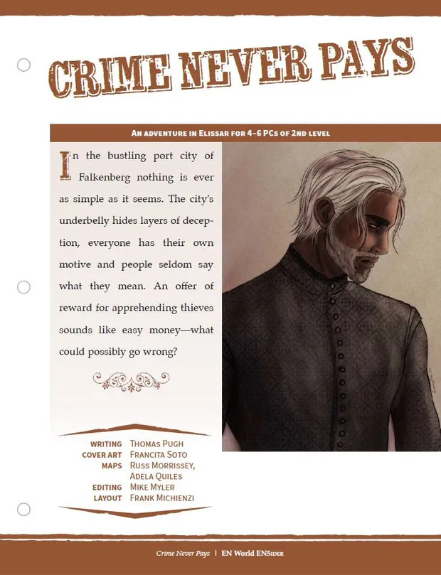 EN Publishing Crime Never Pays äventyr PDF nivå 2