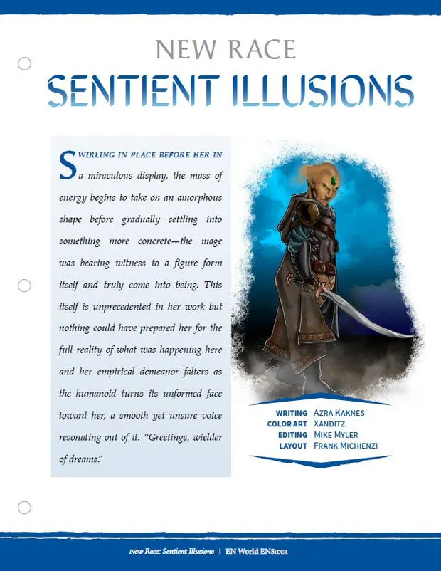 EN Publishing Sentient Illusions D&D 5e ras PDF illusion