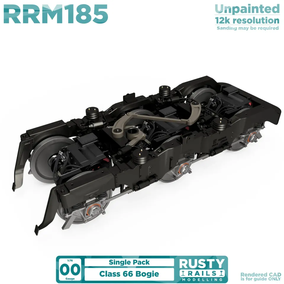 Rusty Rails Class 66 boggi OO-skala 1-pack statisk
