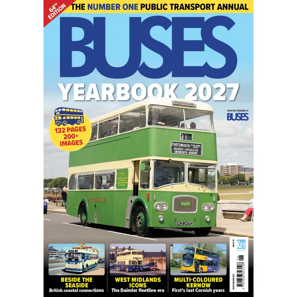 Buses Yearbook 2027 bookazine bussårsbok engelsk
