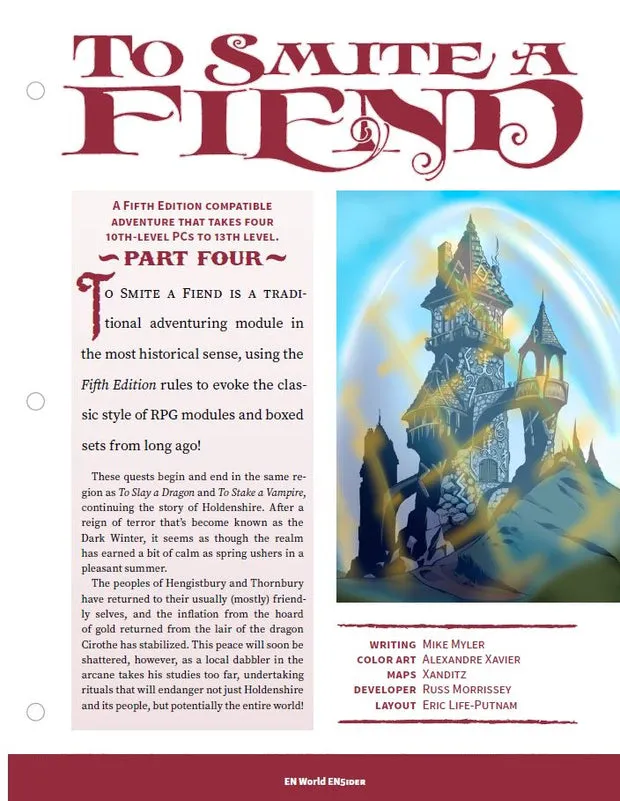 EN Publishing To Smite A Fiend 4 äventyr PDF 5e