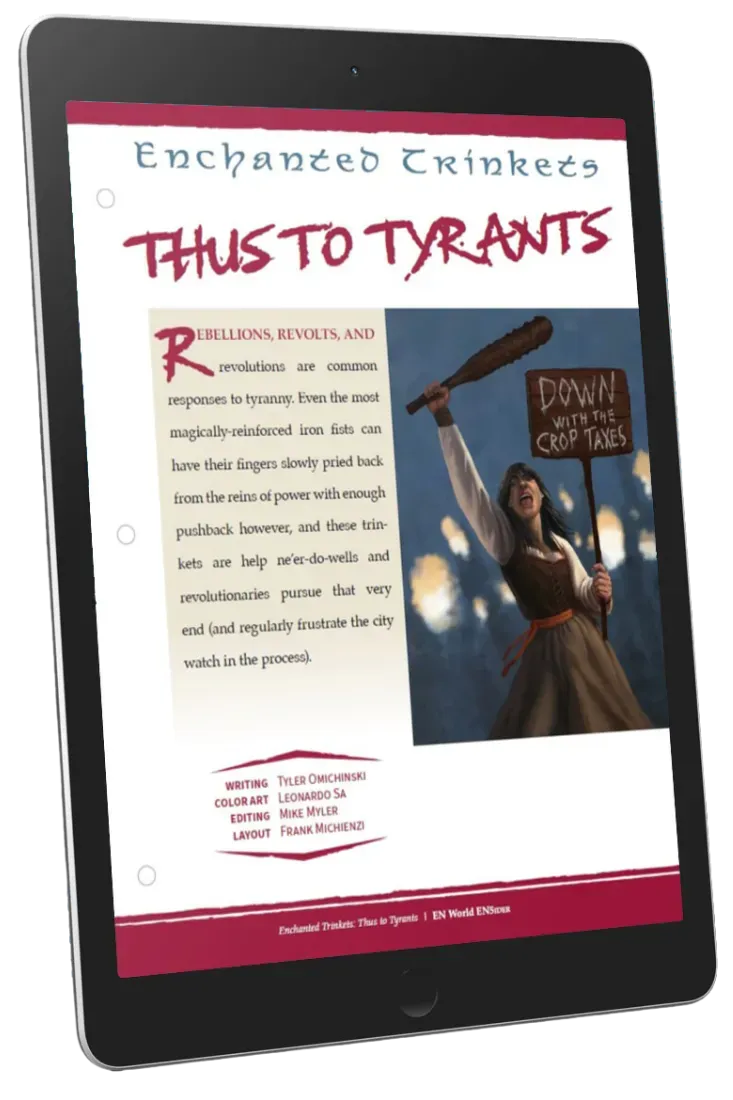 EN Publishing Enchanted Trinkets Thus to Tyrants pdf D&D 5e