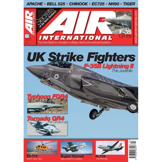 AIR International mars 2015 tidning lösnummer stridsflyg
