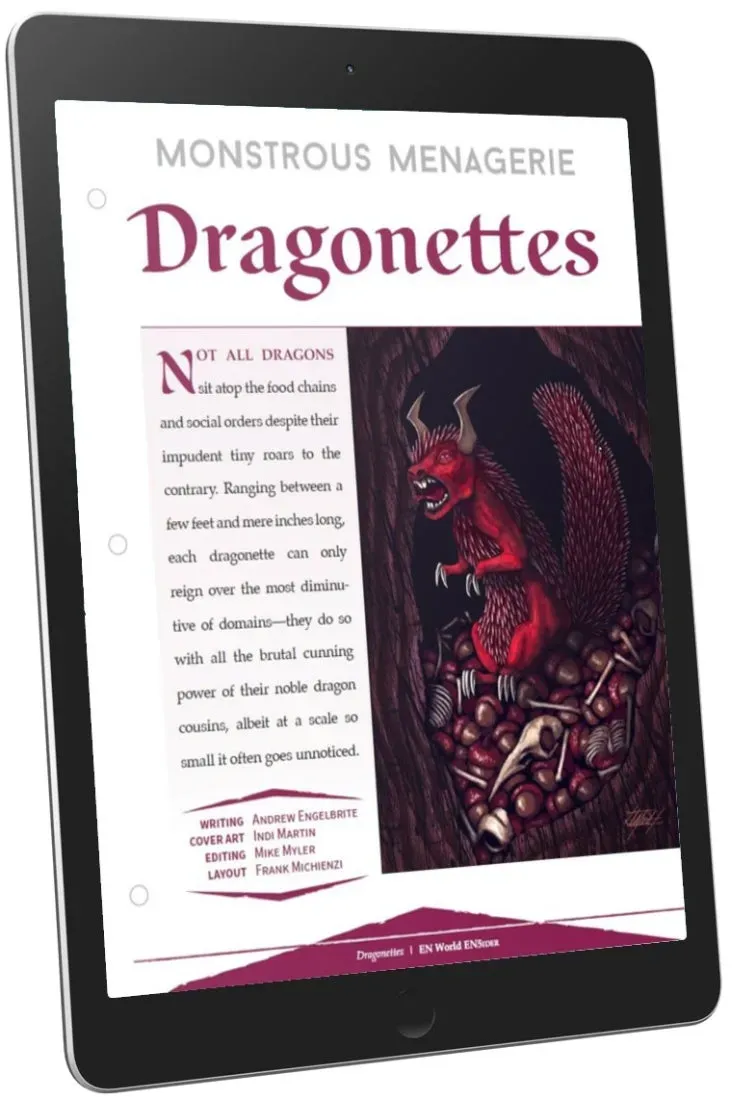 EN Publishing Monstrous Menagerie Dragonettes monster PDF