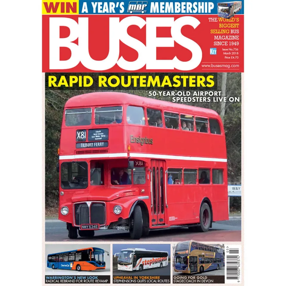 Buses March 2018 tidning lösnummer transport