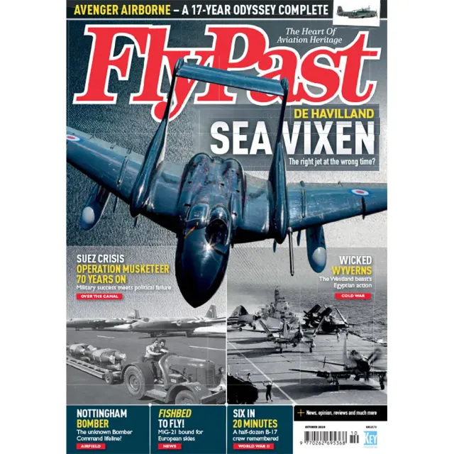 FlyPast oktober 2026 tidning Sea Vixen