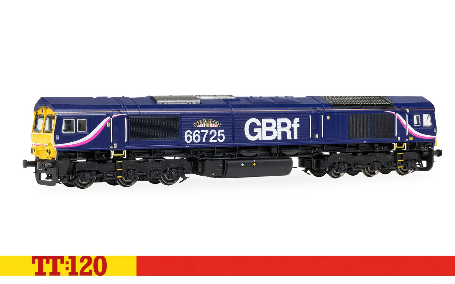 Hornby TT:120 Class 66 66725 Sunderland lok DCC