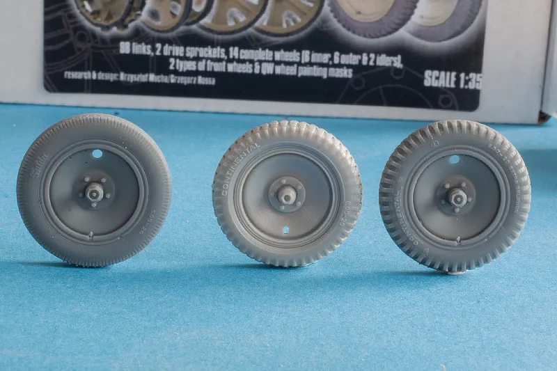 ROSSAGRAPH QuickWheel QWX-020 Sd.Kfz.10 framhjul 1:35