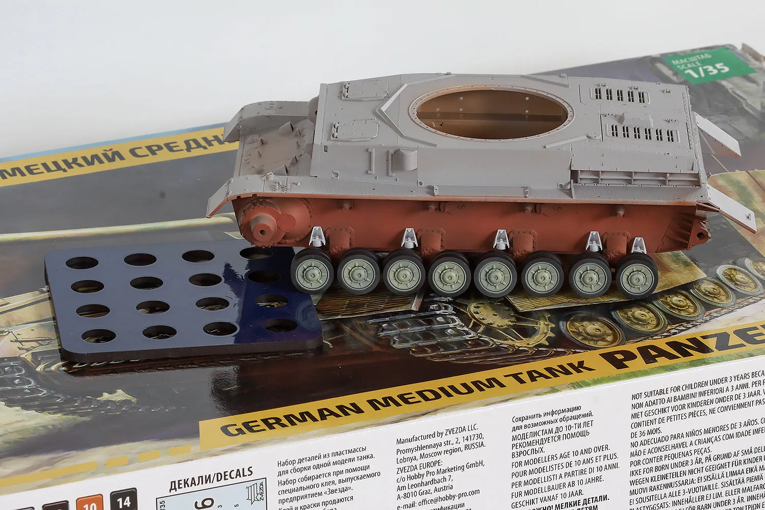 ROSSAGRAPH QuickWheel QW-186 Pz.Kpfw. IV målmask 1:35 Zvezda