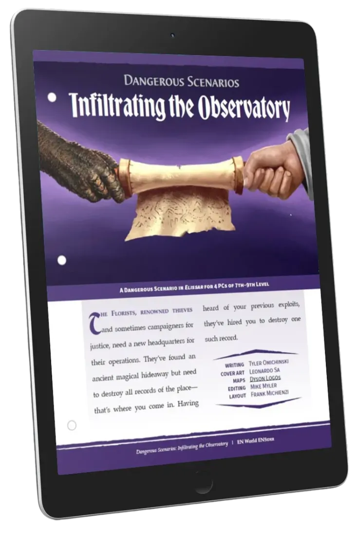 EN Publishing Infiltrating Observatory pdf D&D 5e
