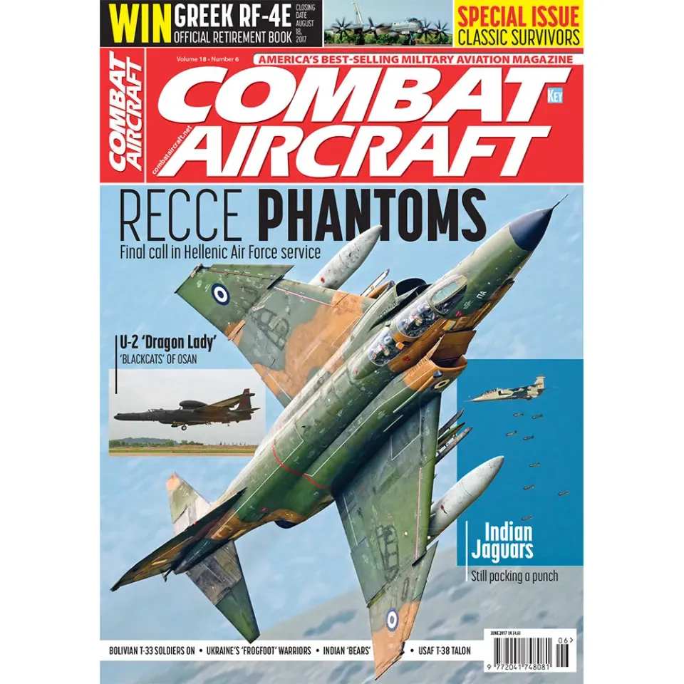 Combat Aircraft Journal June 2017 tidning engelsk utgåva