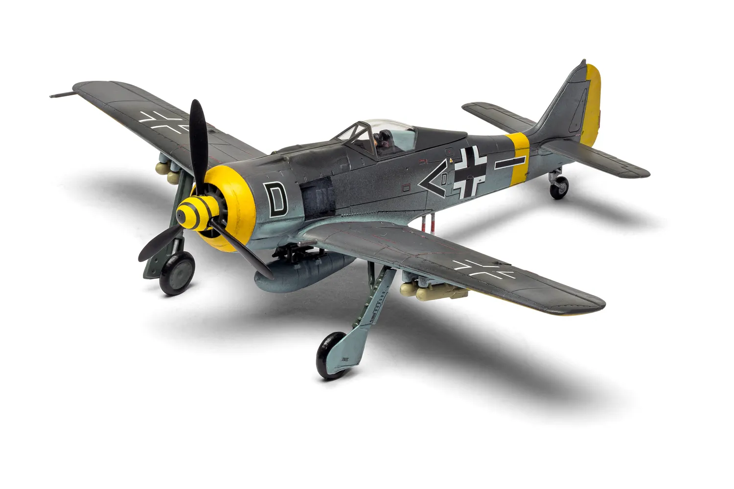 Airfix Focke-Wulf Fw190A-8/F-8 modellbyggsats 1:72 74 delar