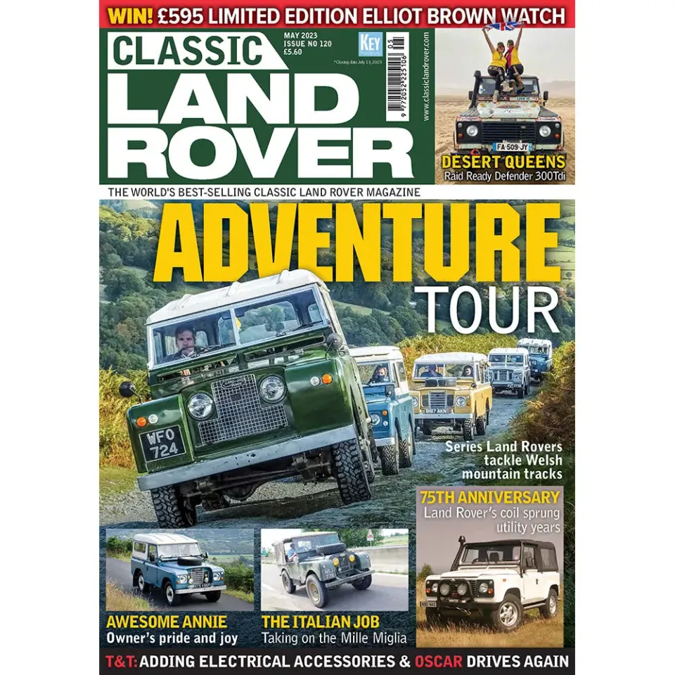 Classic Land Rover maj 2023 tidning lösnummer terräng