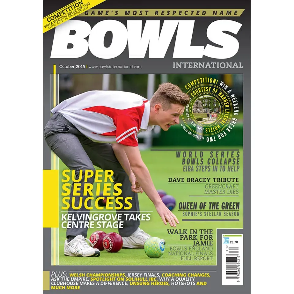 Bowls International oktober 2015 tidning lösnummer bowlsport