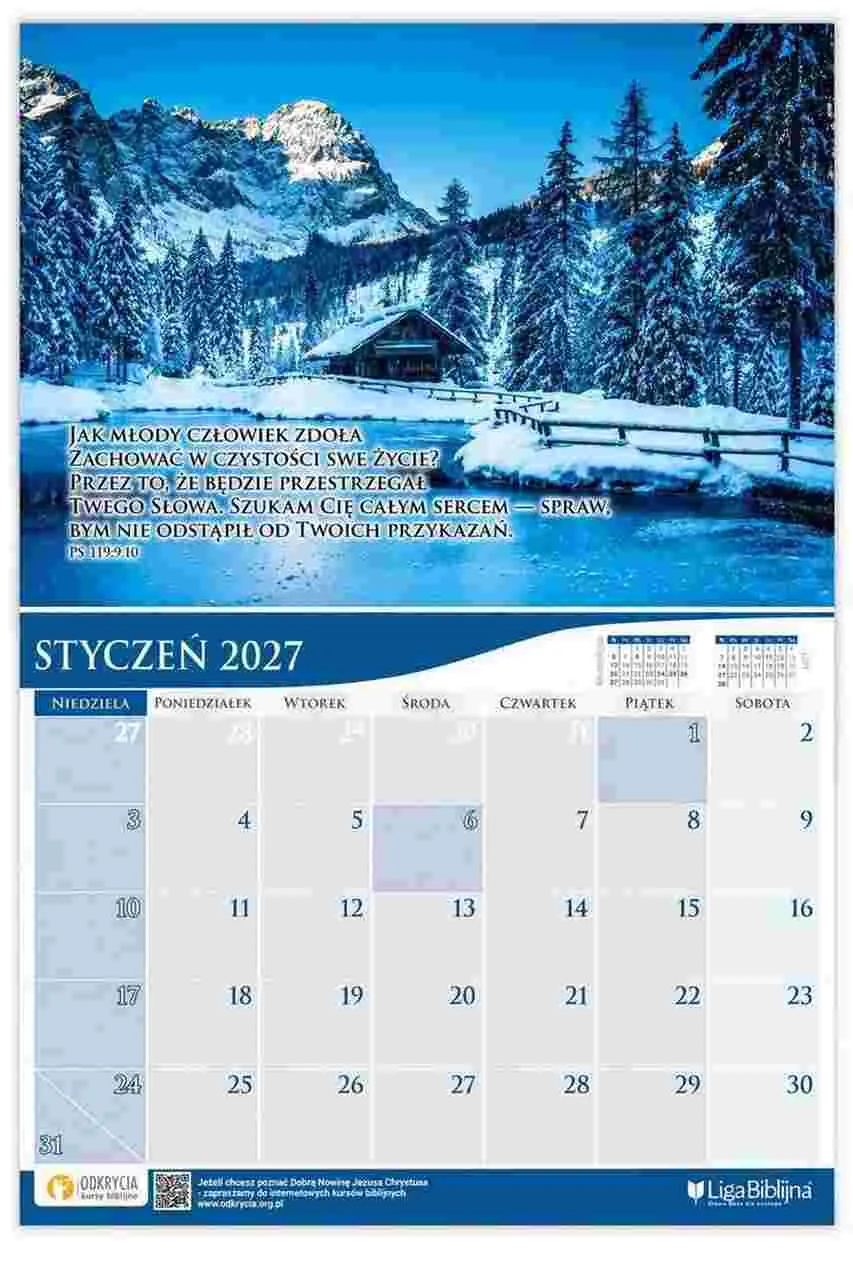 Sharon väggkalender 2027 bibelord spiral